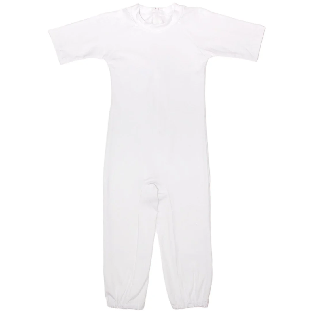 Kid's Short Sleeve Long Legs Body Suit, Onesie - Image 3