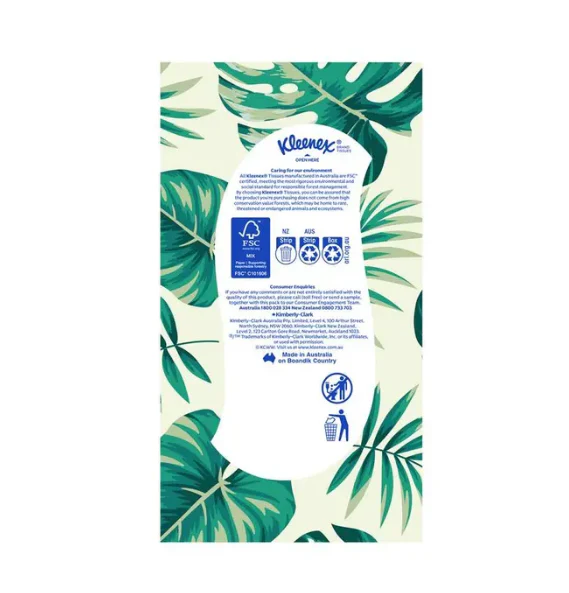 Kleenex Facial Tissues Jumbo 2 Ply Pack of 250 Tissues | Carton of 18 packs - Image 3