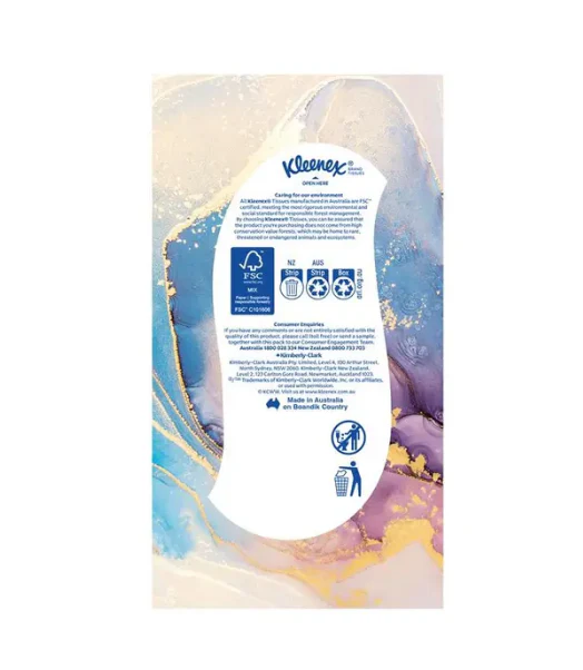 Kleenex Facial Tissues Large N Thick 3 Ply, Packs of 95 | Carton of 24 - Image 3