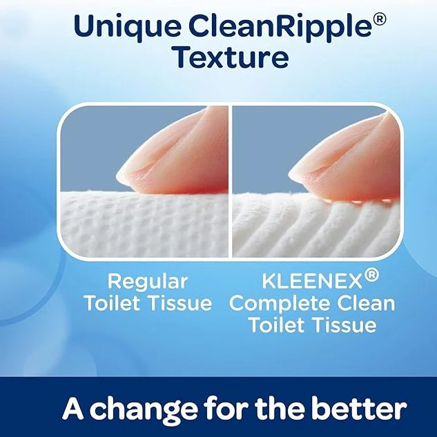 Kleenex Toilet Tissue Paper 180 sheets per roll (10 x 10cm) | Carton of 45 rolls - Image 2