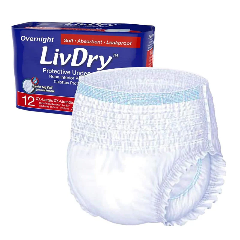 LivDry Disposable Incontinence Pull-On Underwear | Pack - Image 4