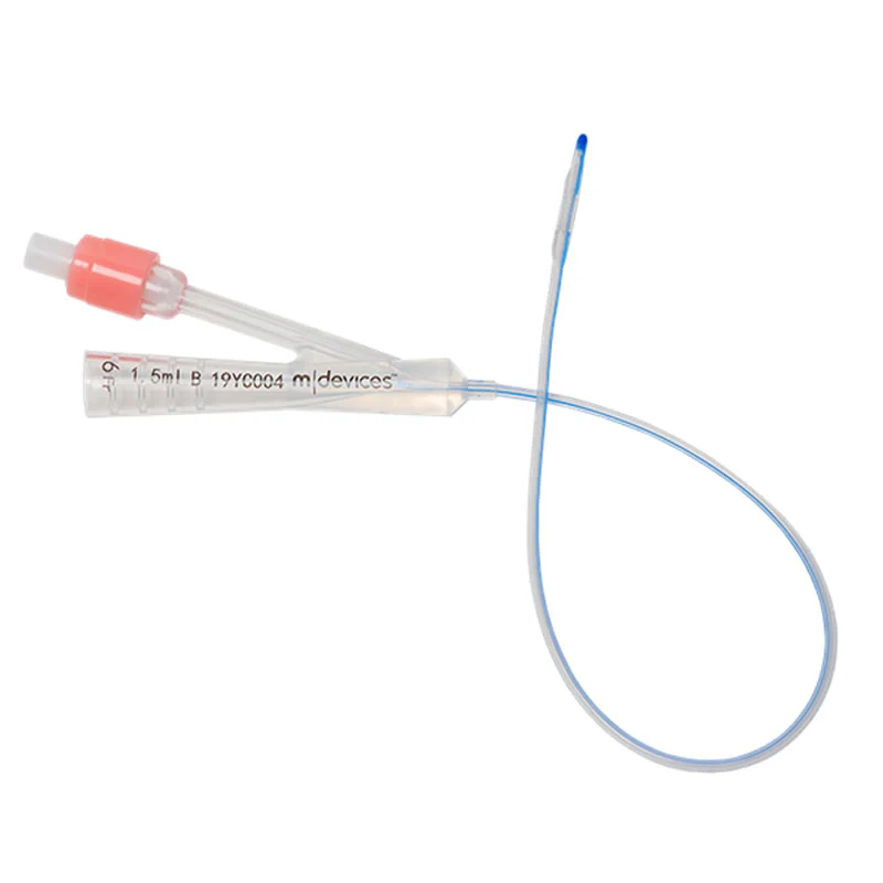 MDevices 2-Way Silicone Foley Catheter Paediatric 33cm 1.5-3mL Balloon | Carton of 10 - Image 3