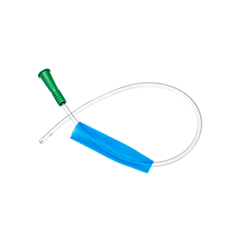 MDevices Standard Nelaton Catheter Male, Blue Sleeve, 40cm | Carton of 50