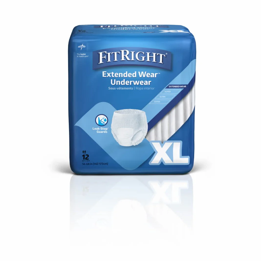Medline FitRight ExtendedWear Underwear | CARTON - Image 3