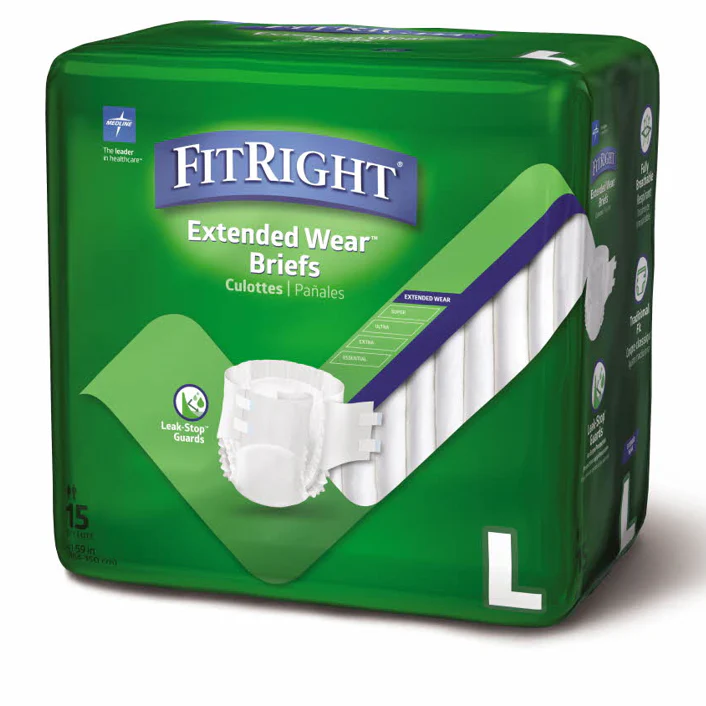 Medline FitRight ExtendedWear Super Brief | Carton - Image 3