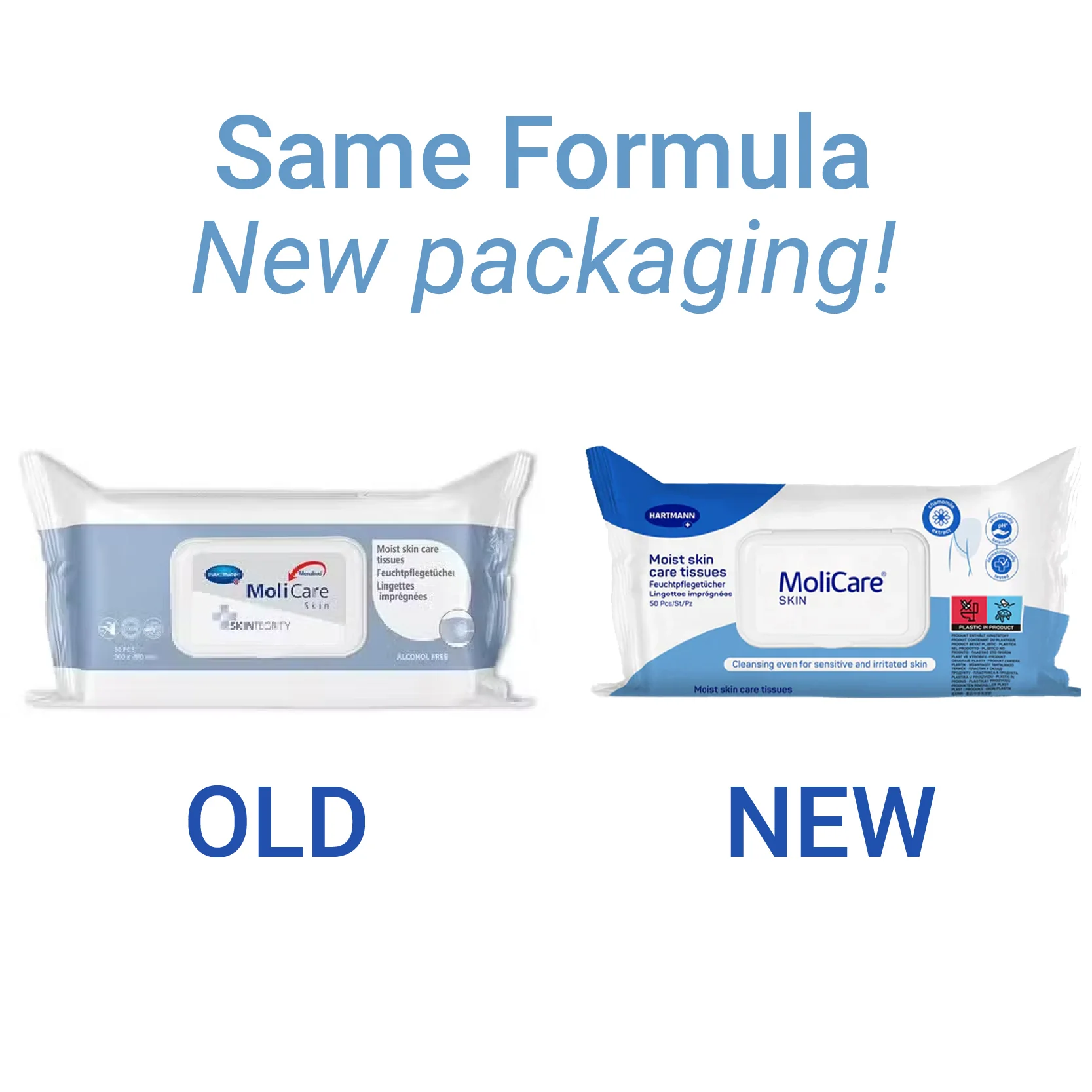 MoliCare Moist Skin Care Tissues | Pack of 50 - Image 2