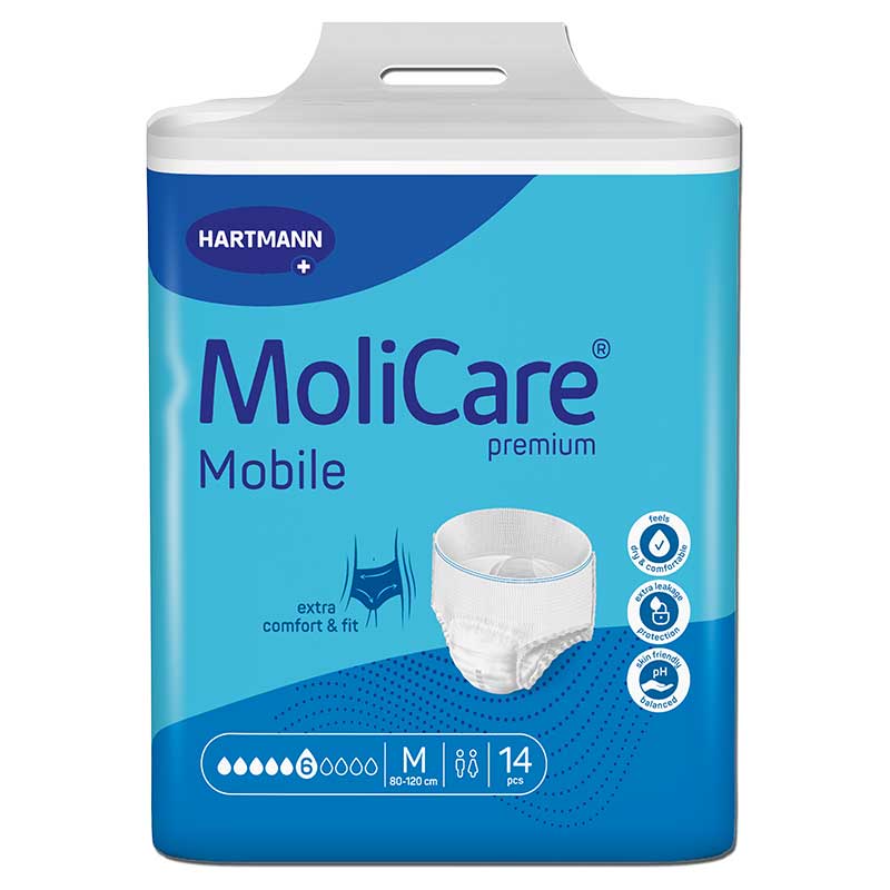 MoliCare Premium Mobile Pull-Up Pants 6 Drops | Packet of 14 - Image 3