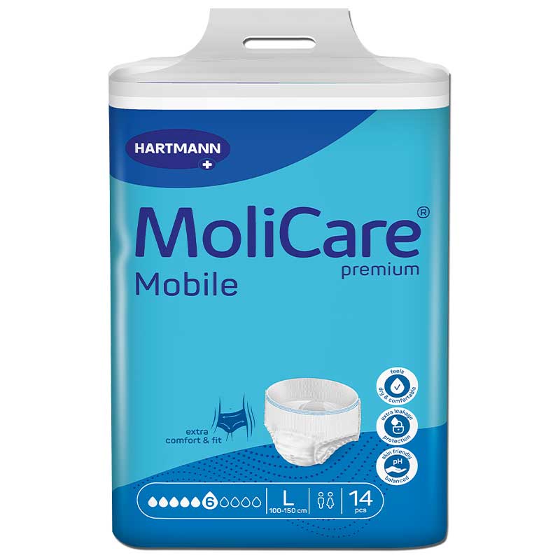 MoliCare Premium Mobile Pull-Up Pants 6 Drops | Packet of 14 - Image 4