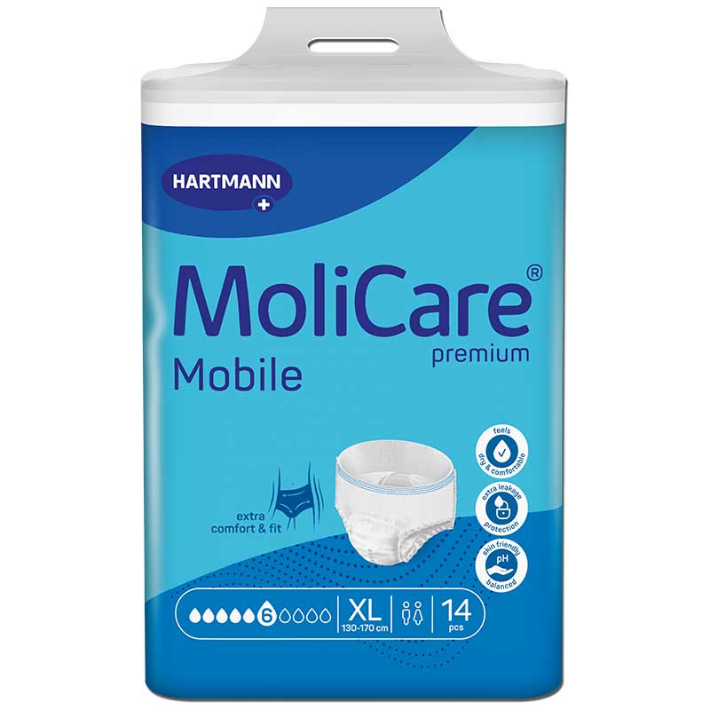 MoliCare Premium Mobile Pull-Up Pants 6 Drops | Packet of 14 - Image 6