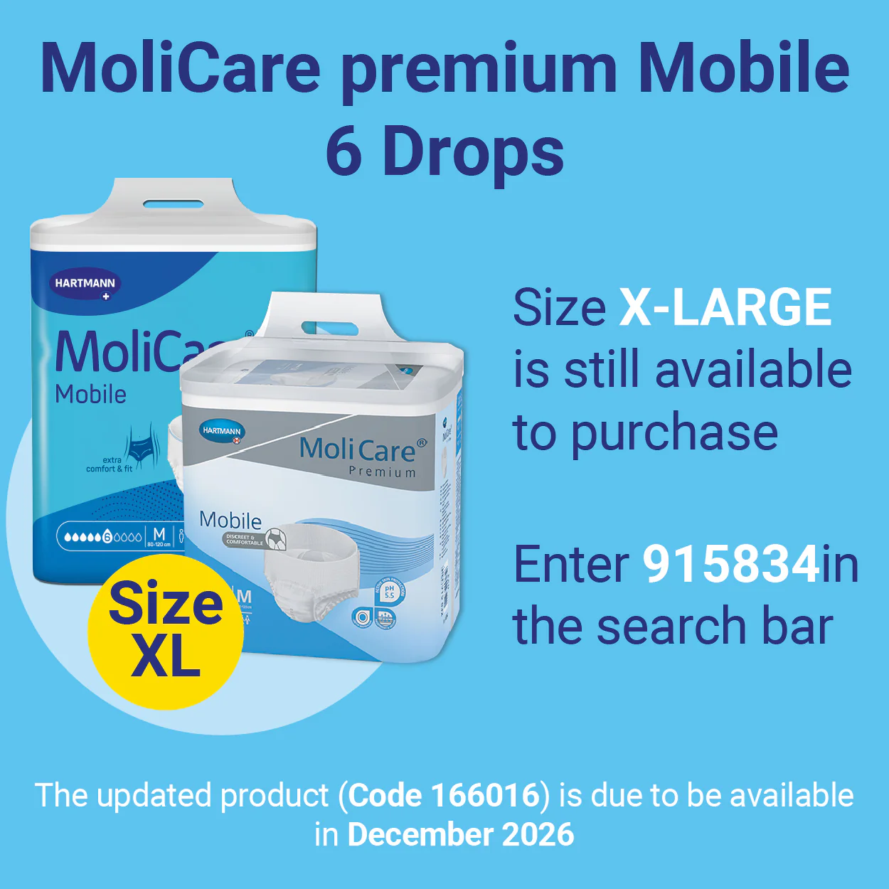 MoliCare Premium Mobile Pull-Up Pants 6 Drops | Packet of 14 - Image 9