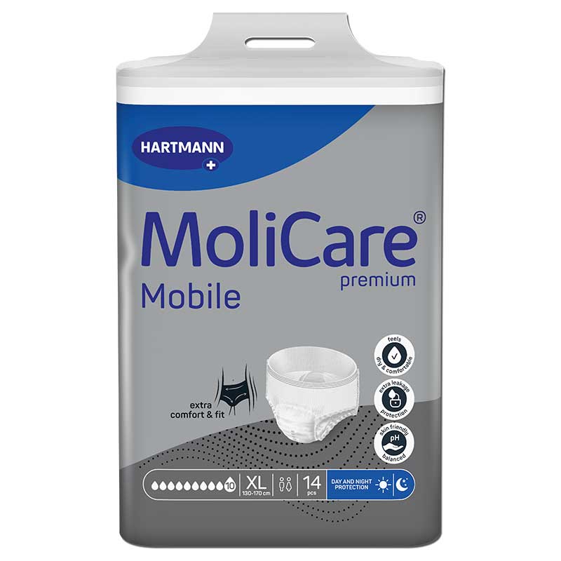 MoliCare Premium Mobile Pull-Up Pants 10 Drops | Packet of 14 - Image 4