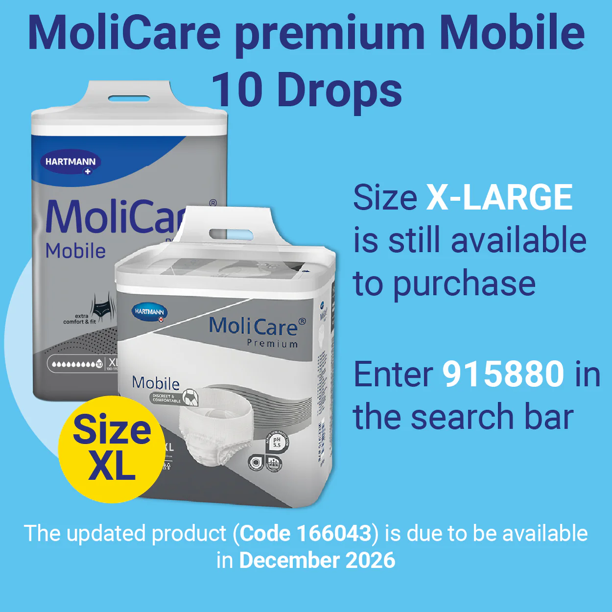 MoliCare Premium Mobile Pull-Up Pants 10 Drops | Packet of 14 - Image 5