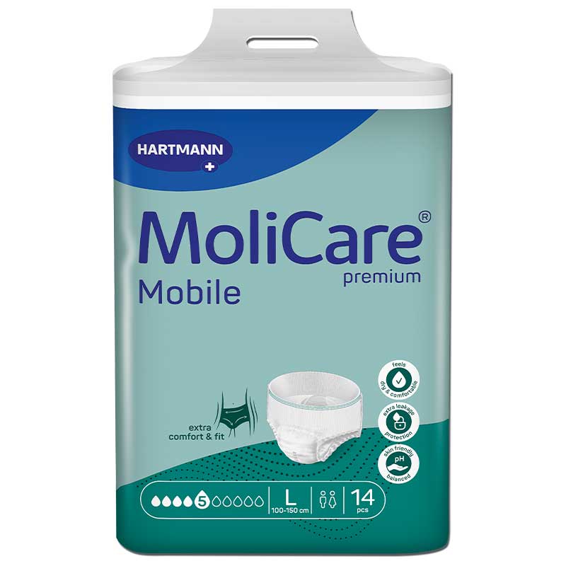 MoliCare Premium Mobile Pull-Up Pants 5 Drops | Packet of 14 - Image 3
