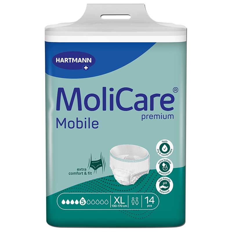 MoliCare Premium Mobile Pull-Up Pants 5 Drops | Packet of 14 - Image 4
