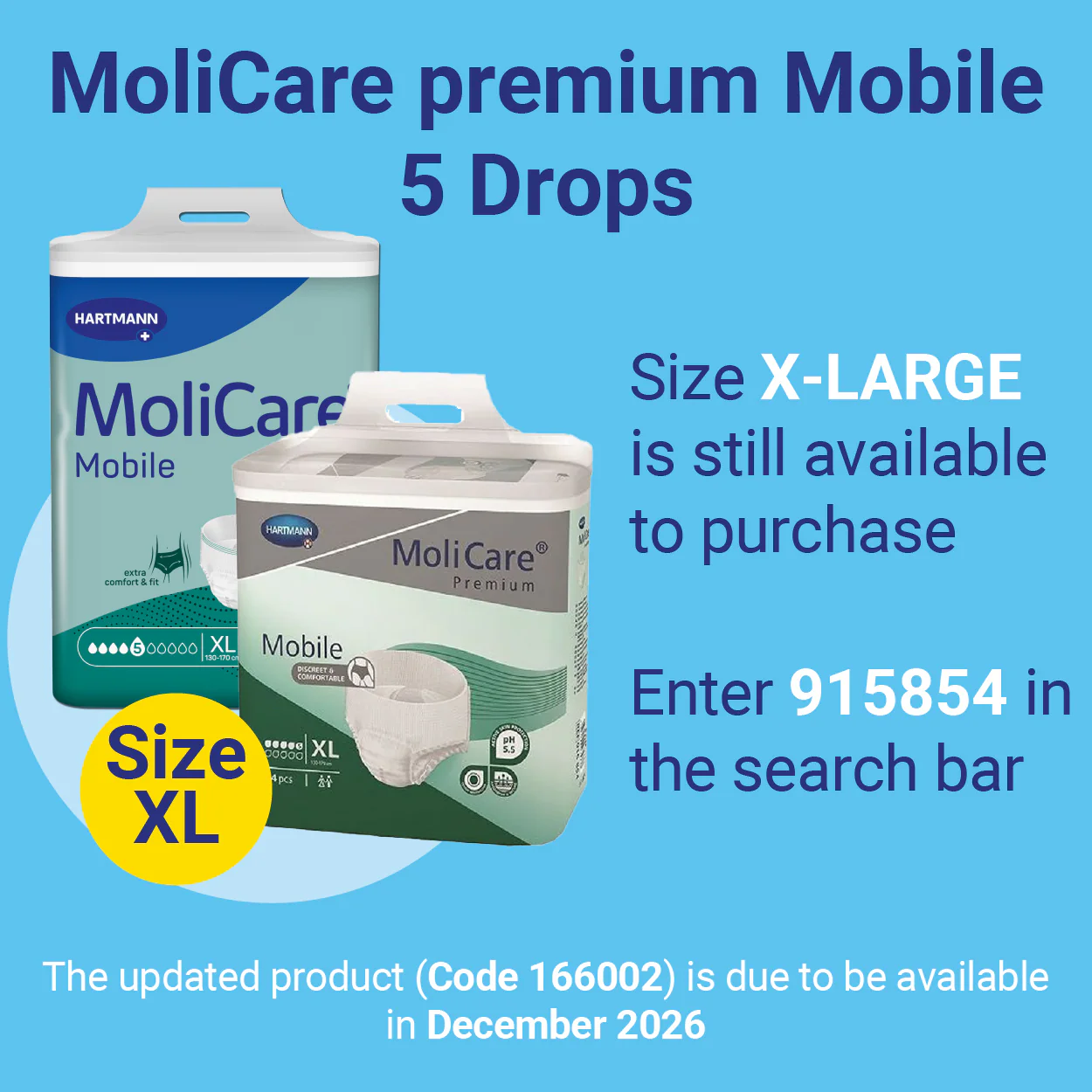 MoliCare Premium Mobile Pull-Up Pants 5 Drops | Packet of 14 - Image 5