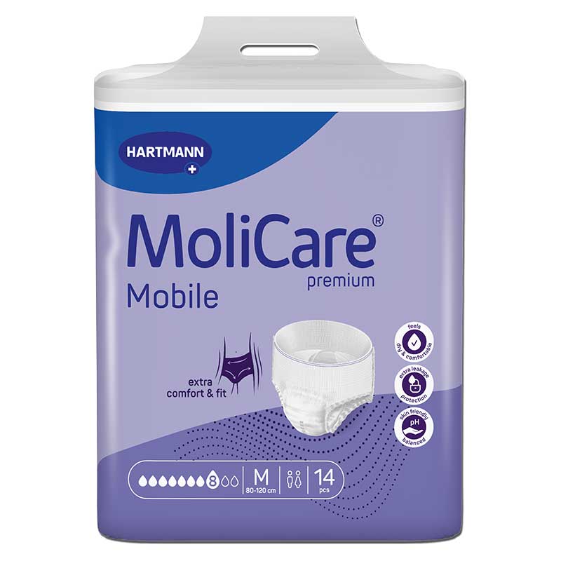 MoliCare Premium Mobile Pull-Up Pants 8 Drops | Packet of 14 - Image 2