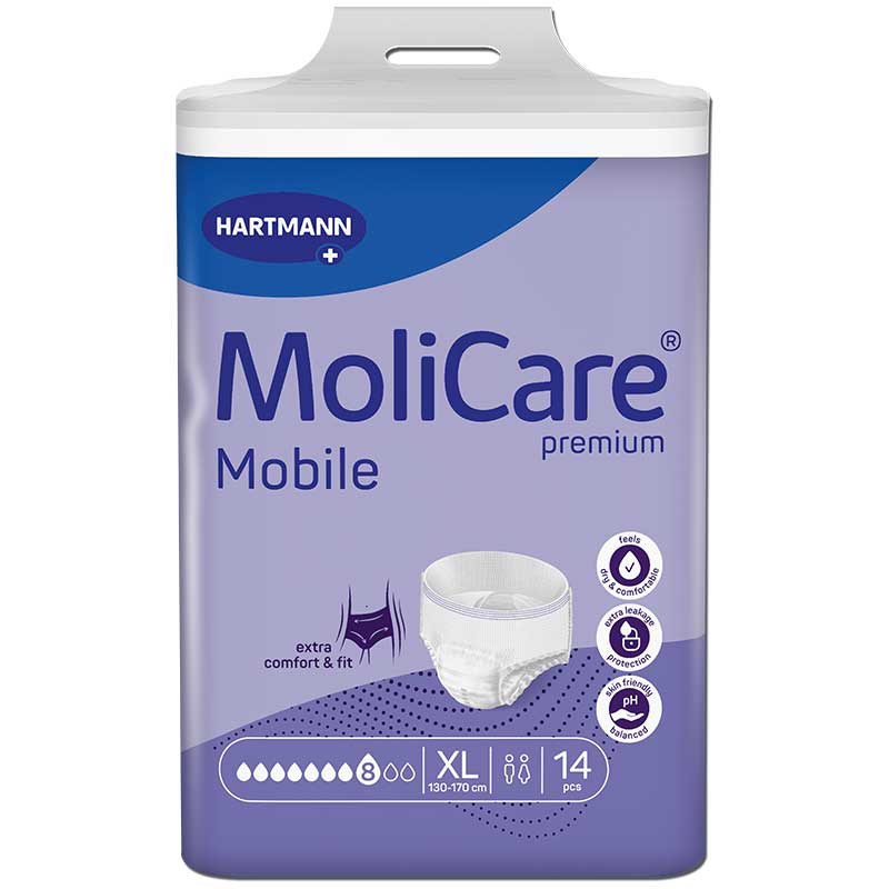 MoliCare Premium Mobile Pull-Up Pants 8 Drops | Packet of 14 - Image 4