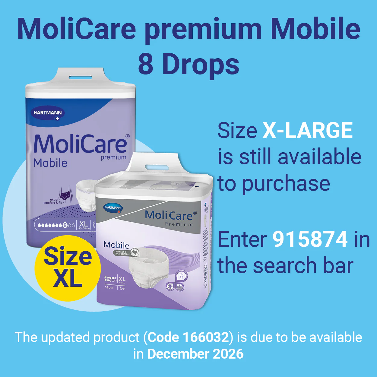MoliCare Premium Mobile Pull-Up Pants 8 Drops | Packet of 14 - Image 6
