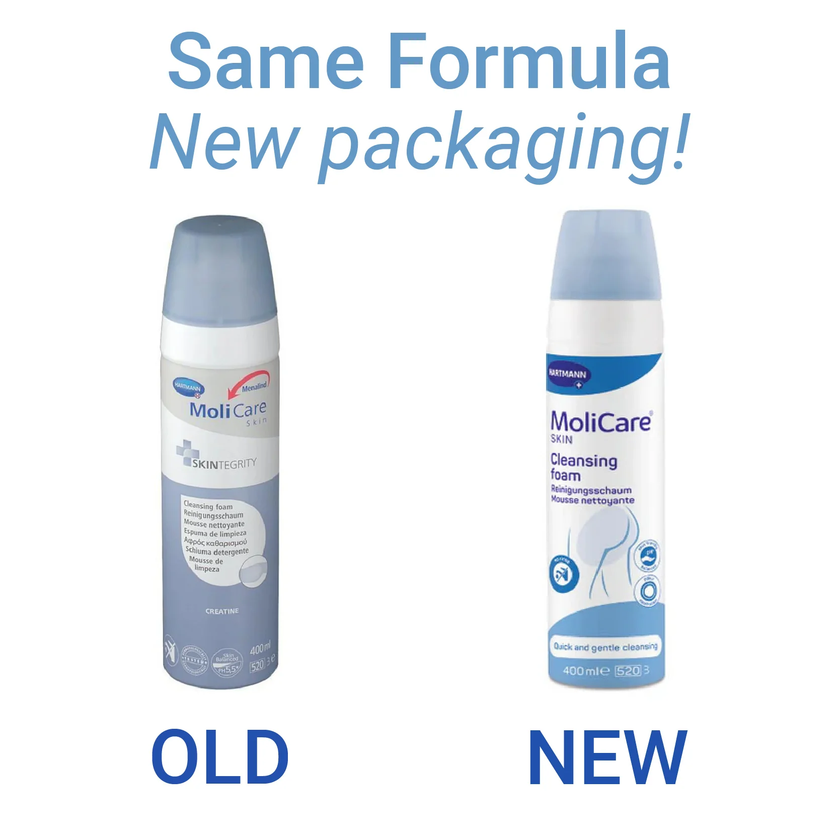 MoliCare Skin Cleansing Foam 400ml - Image 2