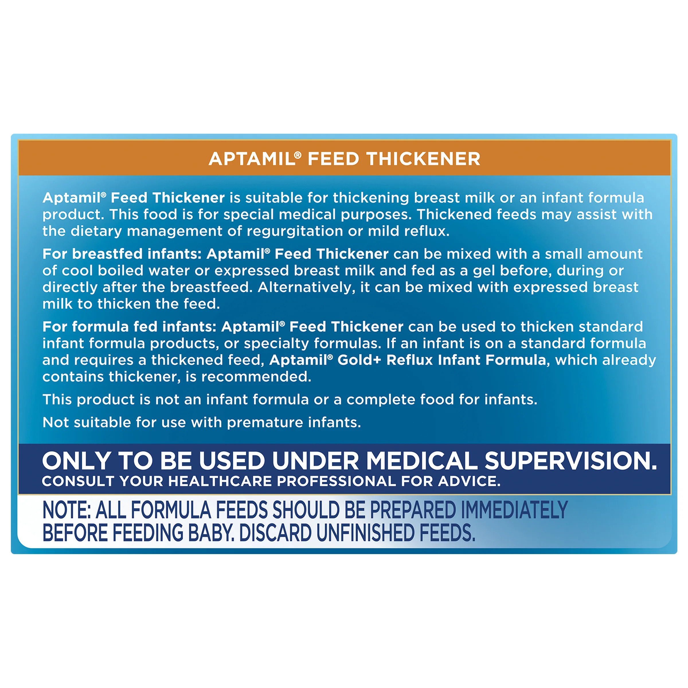 Aptamil Feed Thickner 380g Tin - Image 5