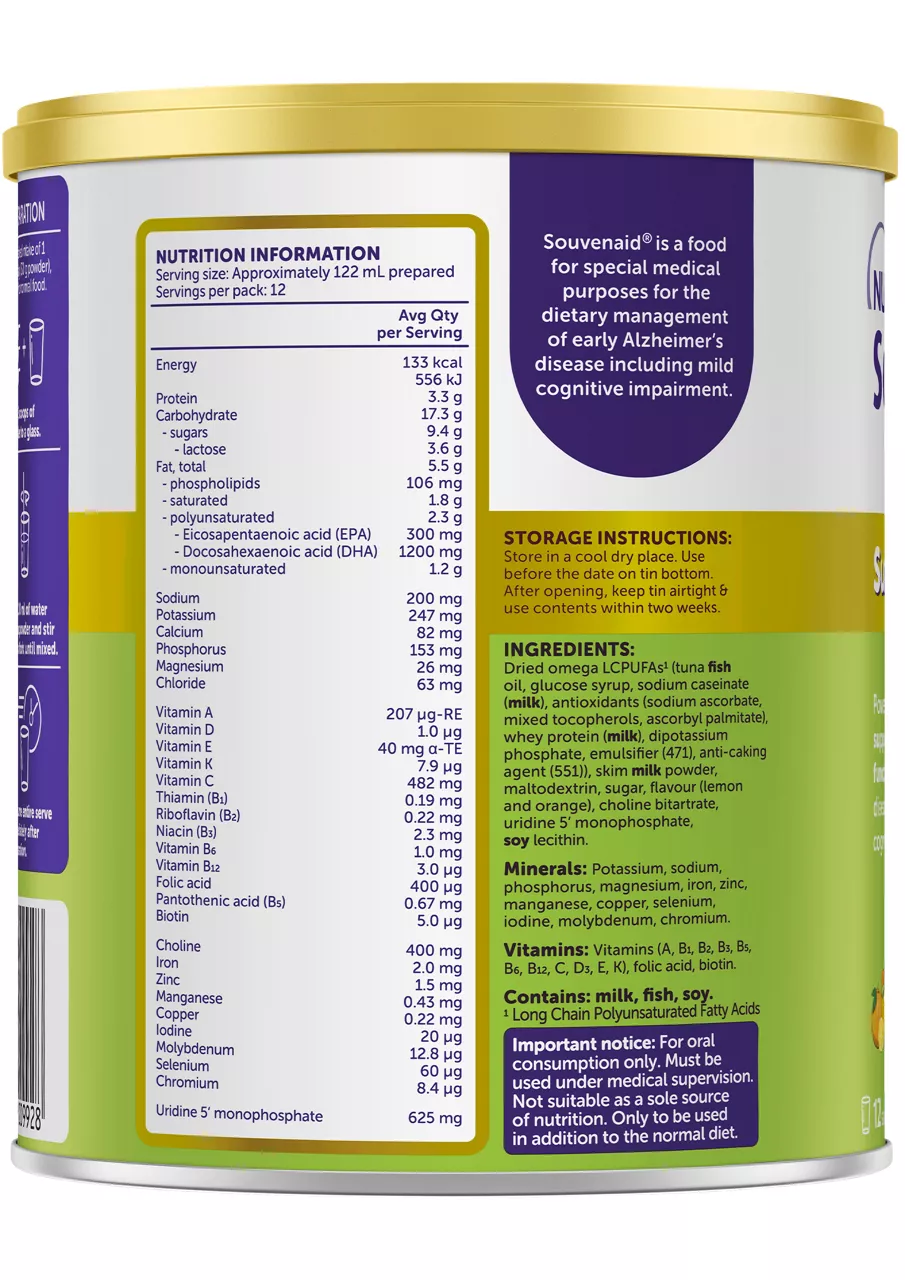 Nutricia Souvenaid Powder 360g | Each - Image 7