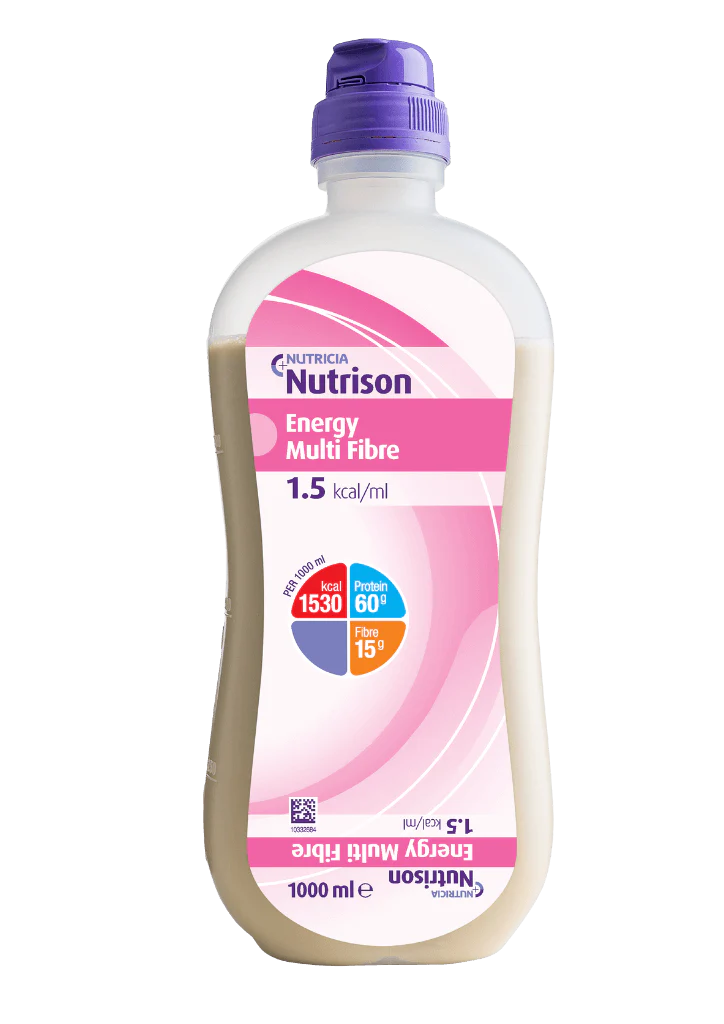 Nutrison Energy Multi Fibre 1000mL OpTri Bottle | Carton of 8