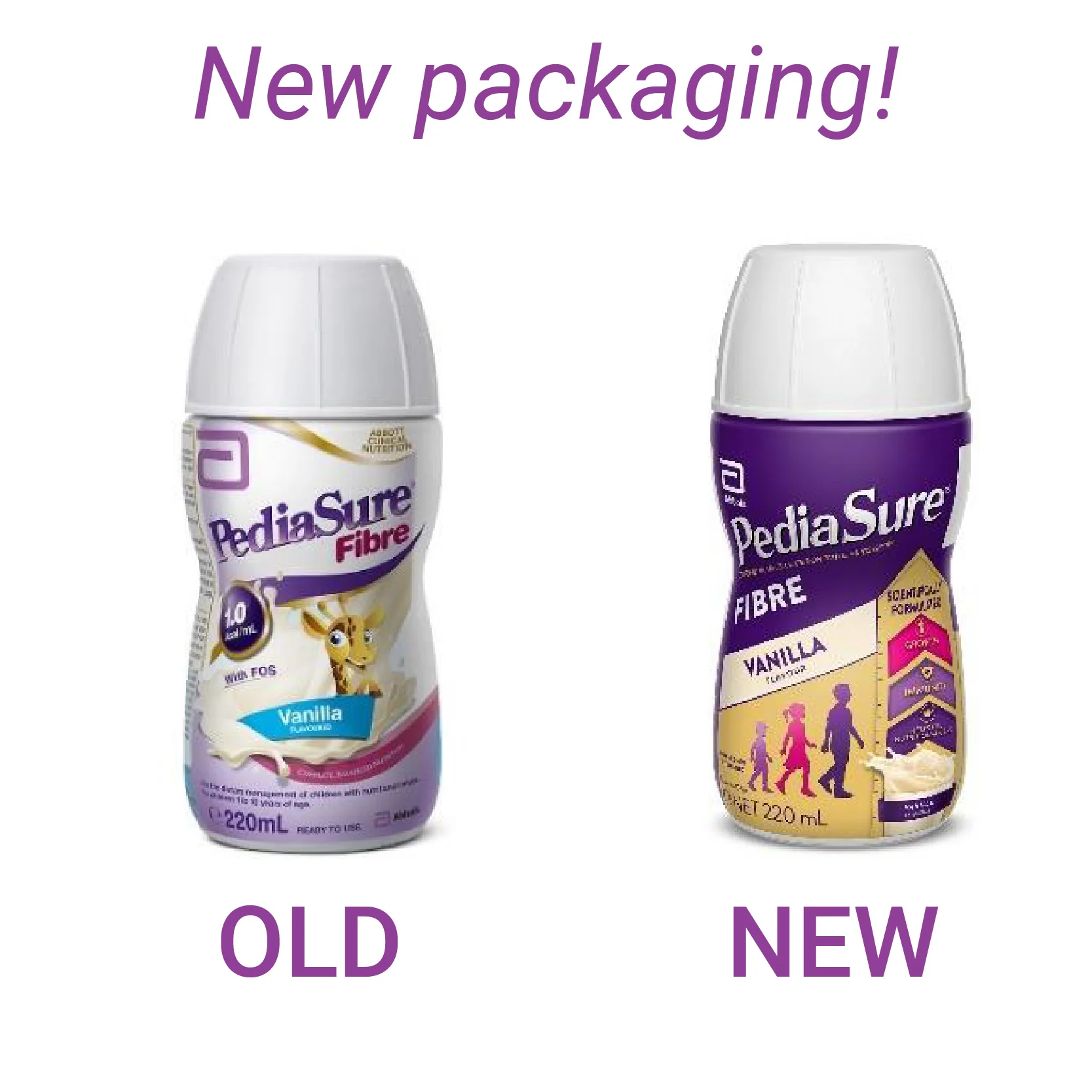 PediaSure Fibre Vanilla 220mL | Carton of 30 - Image 2
