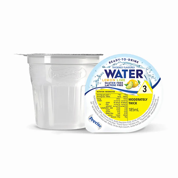Precise Ready-To-Drink Moderately Thick/Level 3 Water 185mL Cups | Carton of 12 - Image 4