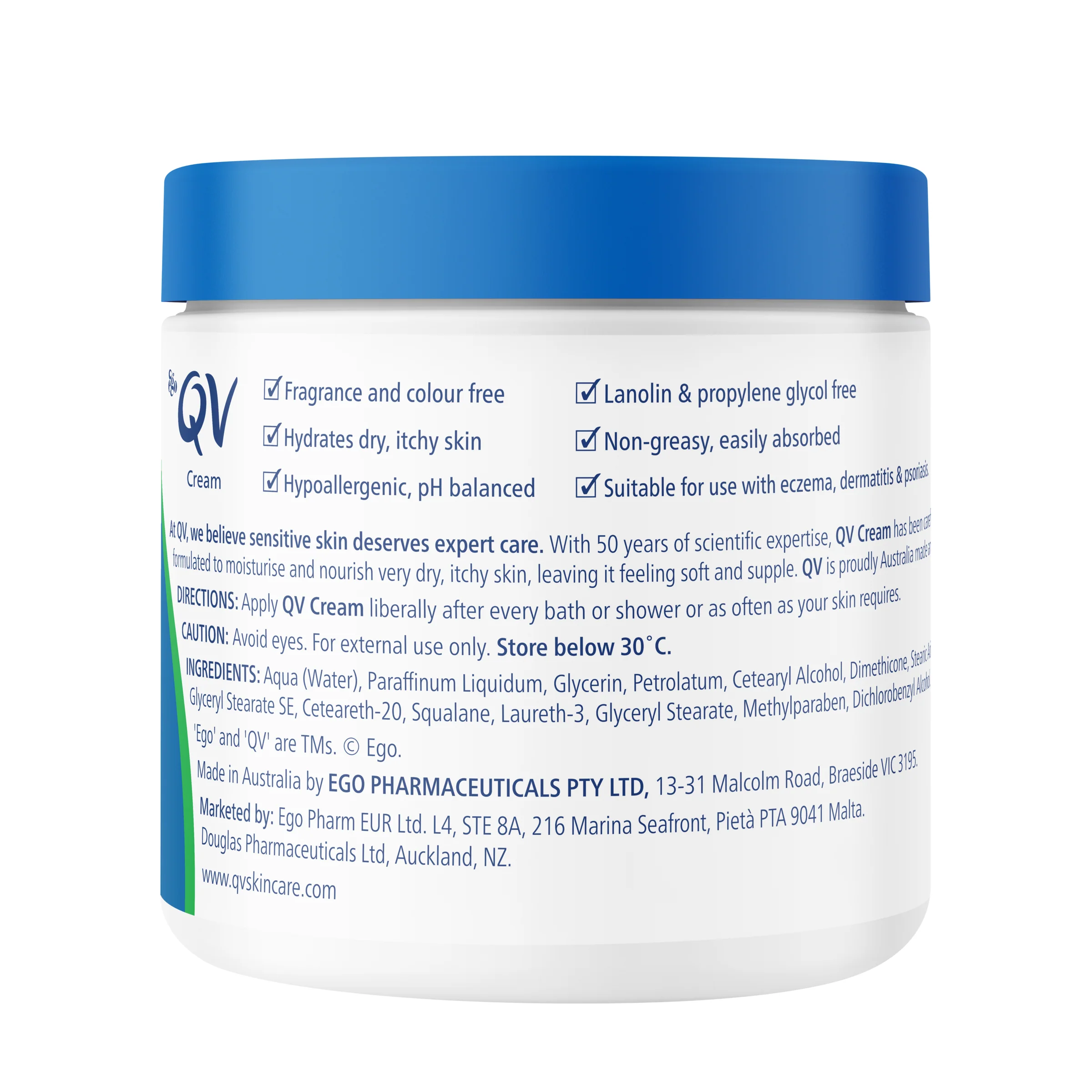 QV Moisturising Cream Tub - Image 2