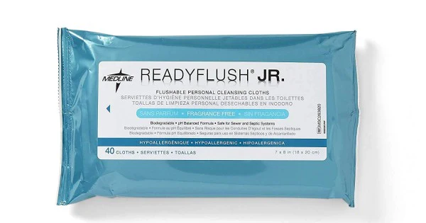 ReadyFlush JUNIOR Flushable Wipes, 40 pack
