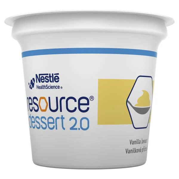 Resource Dessert 2.0 Vanilla 125g cup | Carton - Image 2