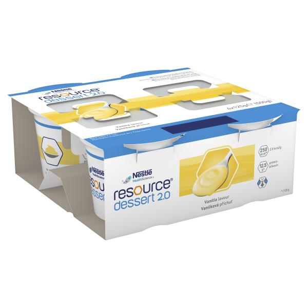 Resource Dessert 2.0 Vanilla 125g cup | Carton - Image 3