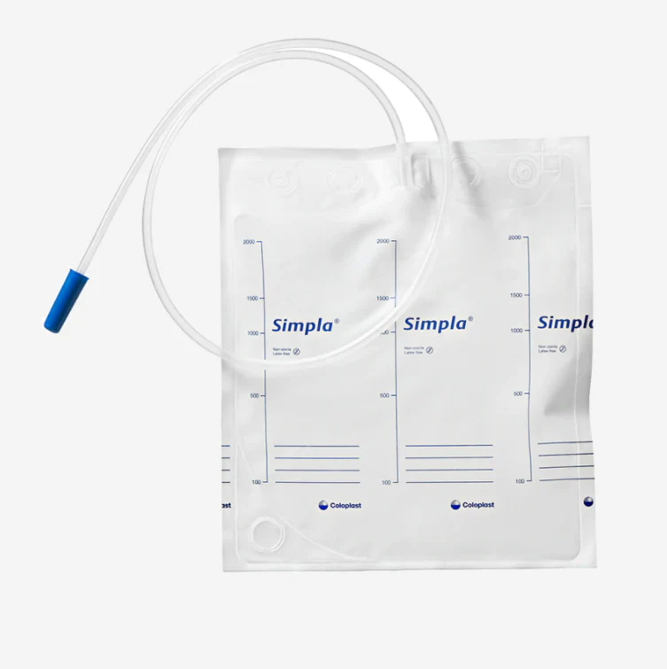 Simpla® S2 Bedside Drainage Bag (No Tap) | Carton of 250 - Image 2