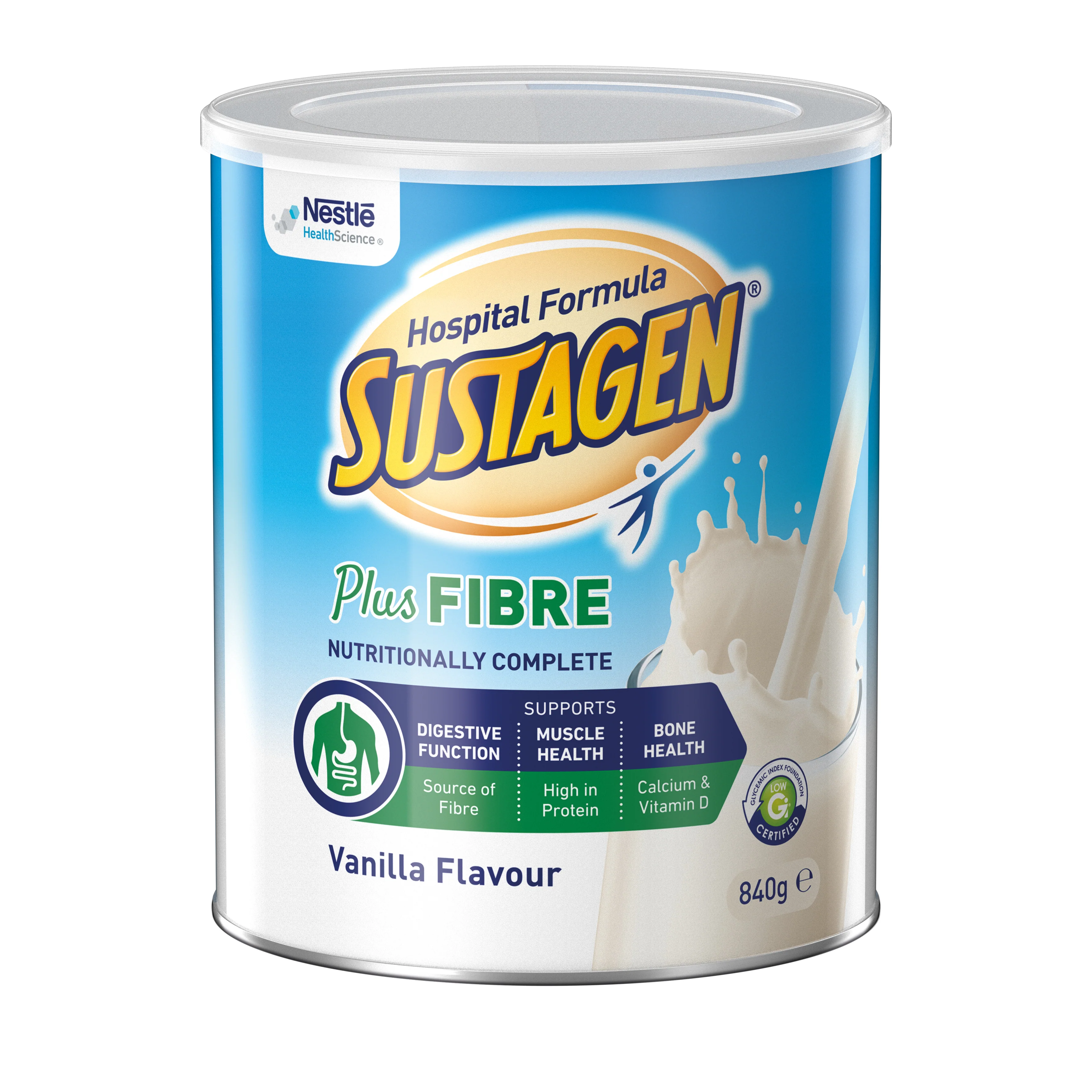 Sustagen Hospital Formula PLUS FIBRE 840g Can