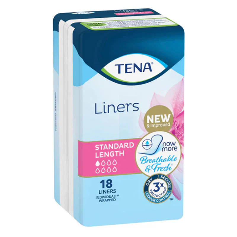 TENA Liners Standard Length | Pack of 18 - Image 2