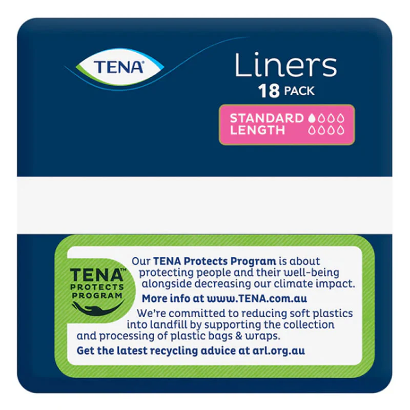 TENA Liners Standard Length | Pack of 18 - Image 4