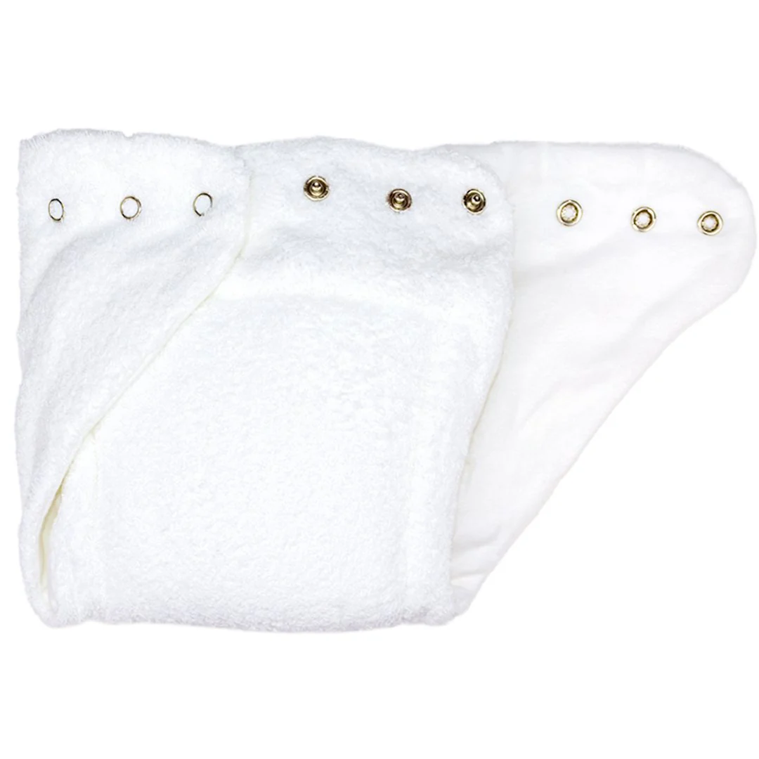 Unisex Towel Nappy, Cloth Nappy, Front-Opening - Image 3