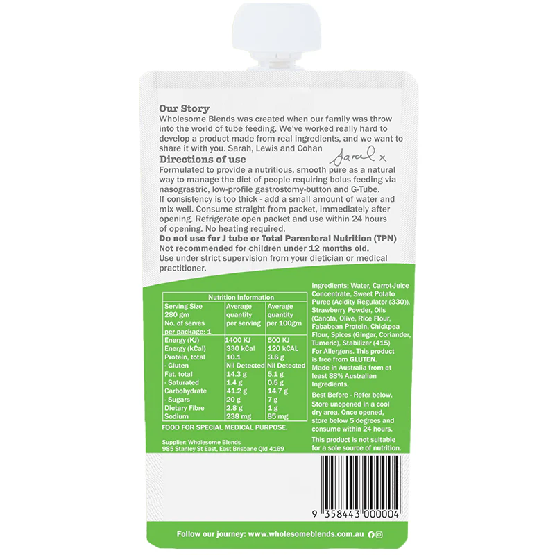Wholesome Blends Vegetarian 280g pouch | Carton of 24 - Image 2