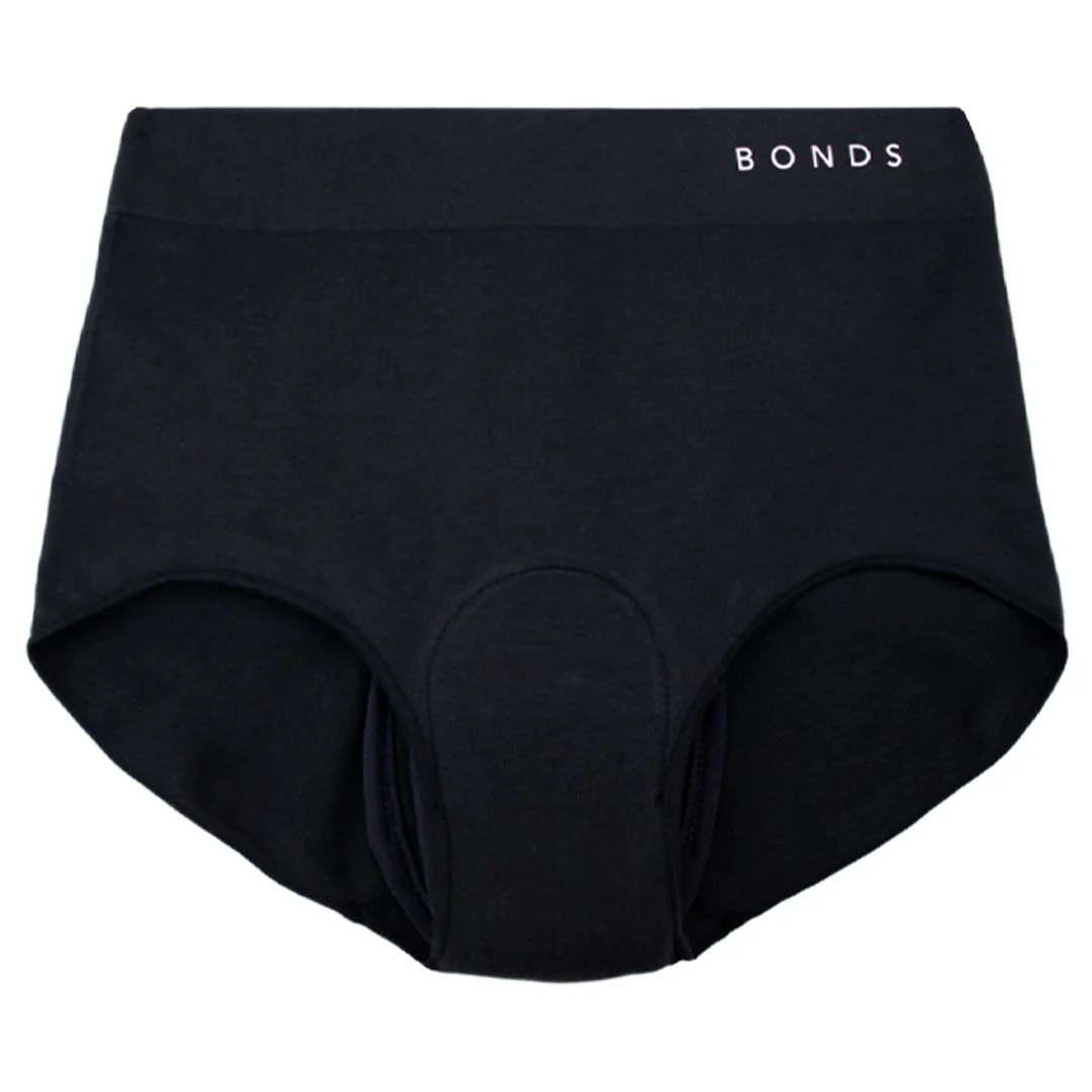 Women's BONDS Comfytails Side Seamfree Full Brief with incontinence pad - Image 3