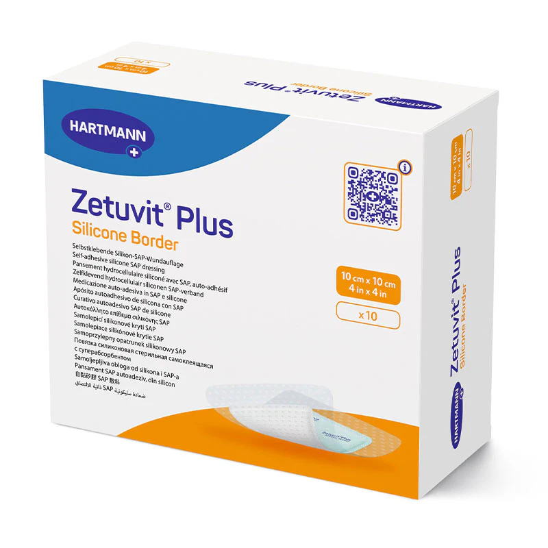 Zetuvit Plus Silicone Border | Pack of 10